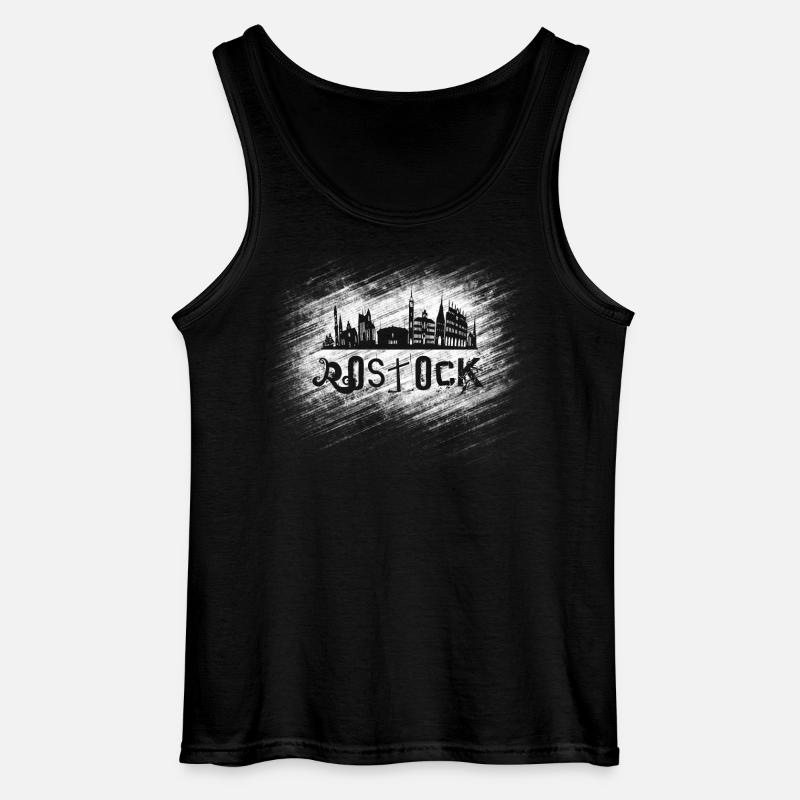 Rostock - Doomsday - Gildan Männer Tank Top - Schwarz