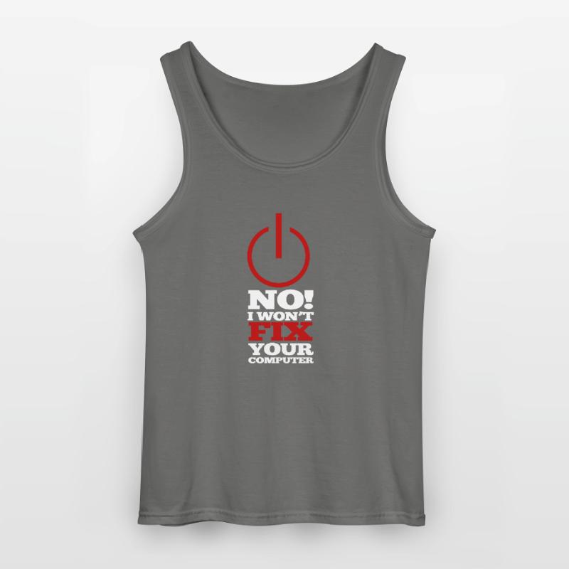 Computer Program Code Nerd Script Hacker Gildan Men’s Tank Top