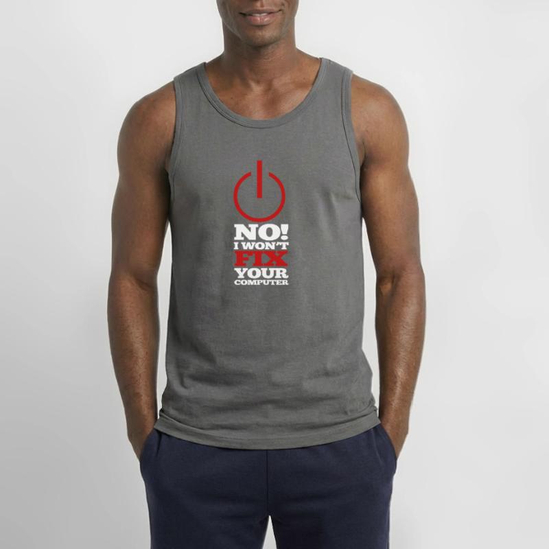 Computer Program Code Nerd Script Hacker Gildan Men’s Tank Top