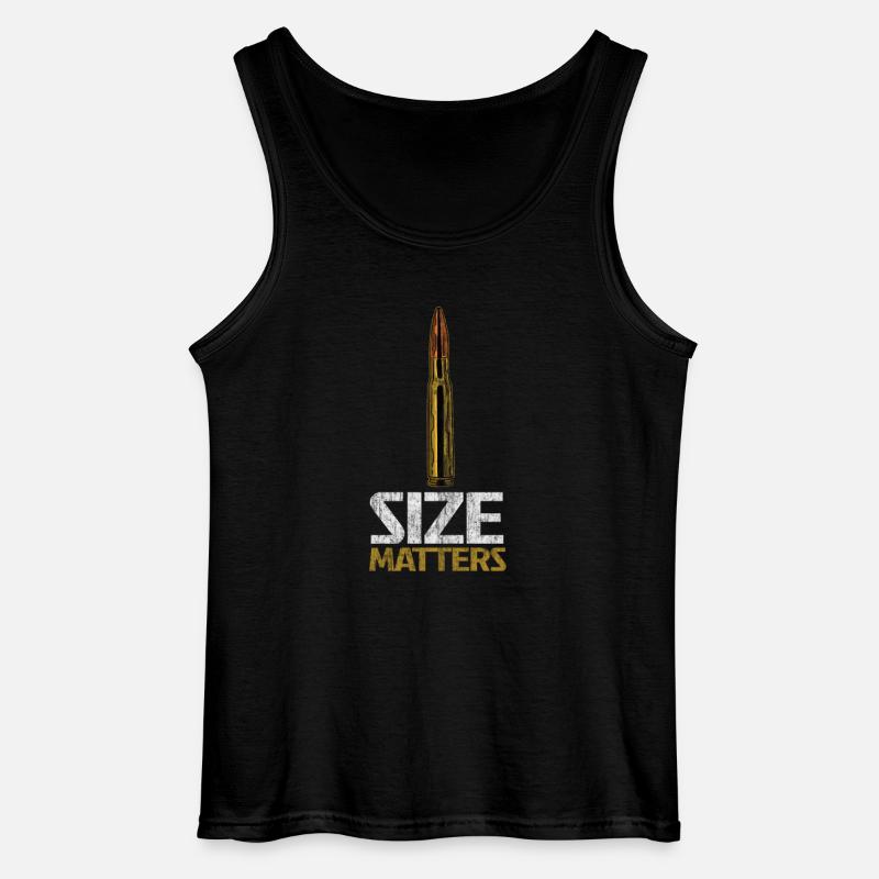 Munition mit starker Botschaft - Gildan Männer Tank Top - Schwarz