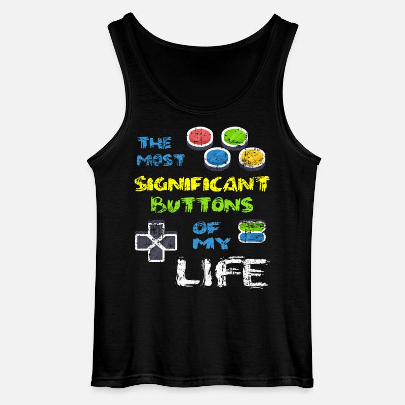 Videospiel Videogame Spielen Hobby Geschenk - Gildan Männer Tank Top - Schwarz