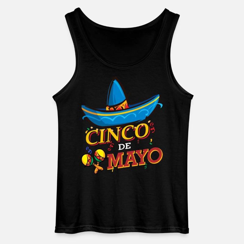 cinco de mayo - 5 de mayo - Gildan Männer Tank Top - Schwarz