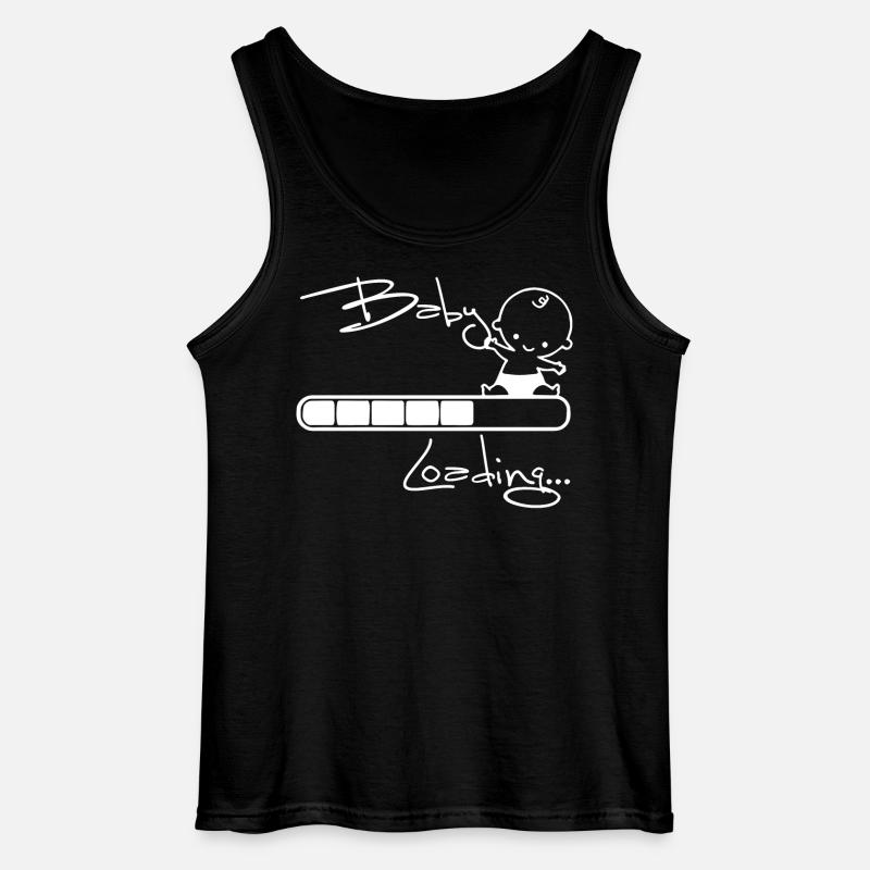 Baby Loading - Gildan Männer Tank Top - Schwarz