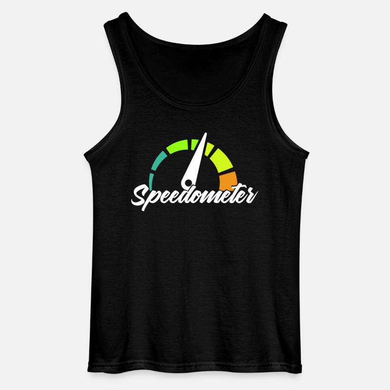 Speedometer - Gildan Männer Tank Top - Schwarz
