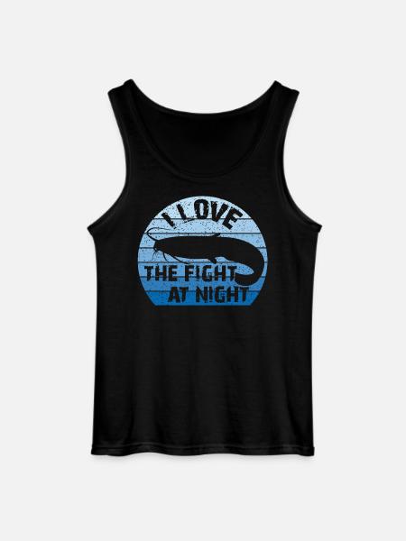 Catfish fishing | Waller | Fight - Gildan Men’s Tank Top - black