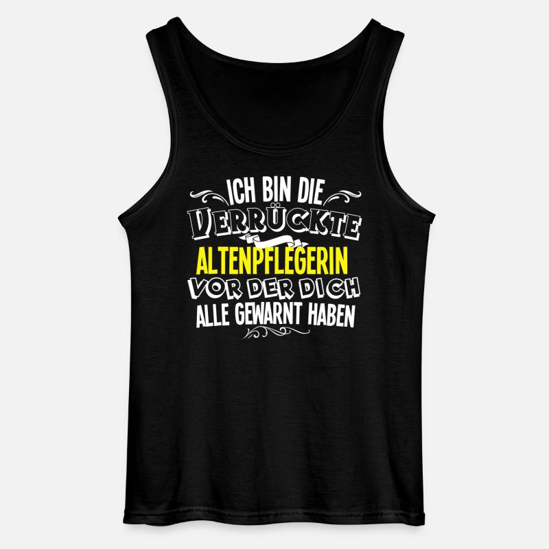 Altenpflegerin - Gildan Männer Tank Top - Schwarz