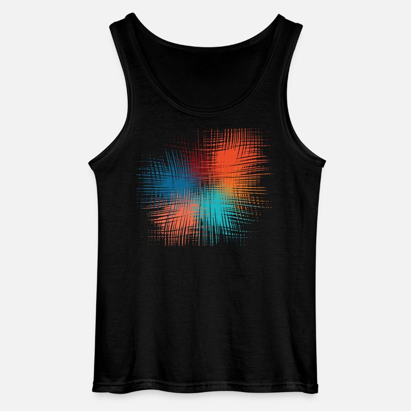 Explosion der Farben - Gildan Männer Tank Top - Schwarz