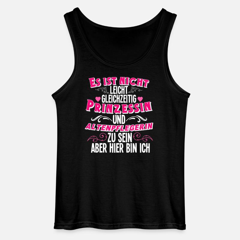 Altenpflegerin - Gildan Männer Tank Top - Schwarz