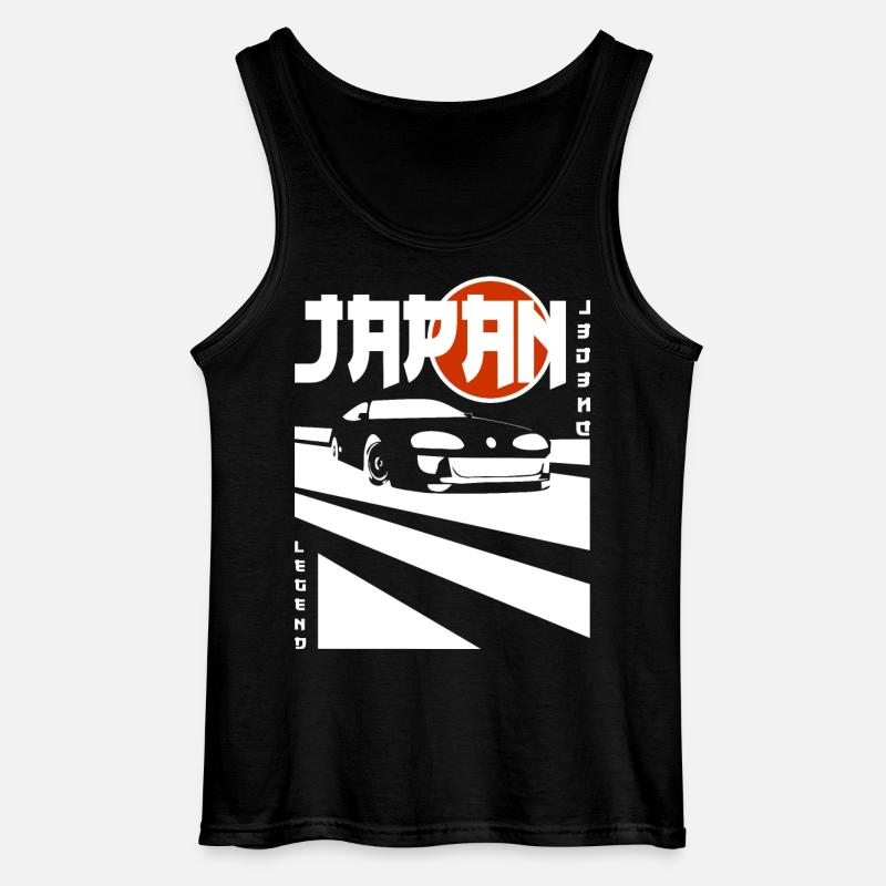 Japan Legend – JDM Auto Power - Gildan Männer Tank Top - Schwarz