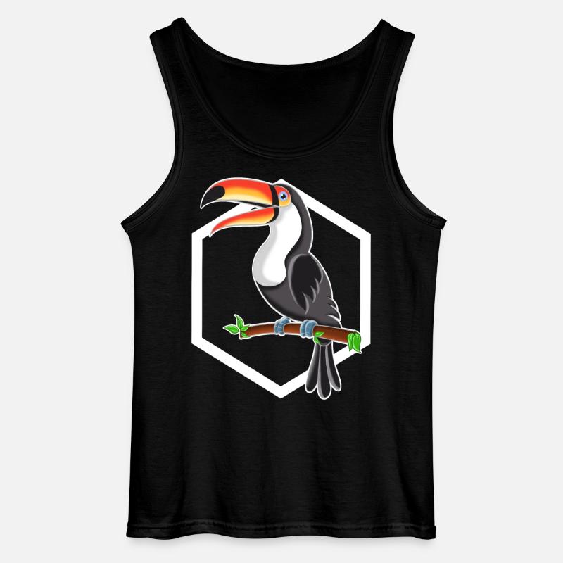 Tukan - Gildan Männer Tank Top - Schwarz