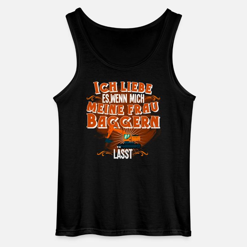 Bagger - Gildan Männer Tank Top - Schwarz
