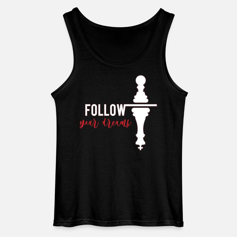 Schach - Gildan Männer Tank Top - Schwarz