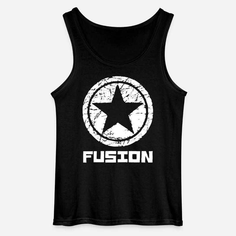 Fusion - Gildan Männer Tank Top - Schwarz