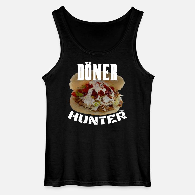 Döner Kebab Hunter - Gildan Männer Tank Top - Schwarz