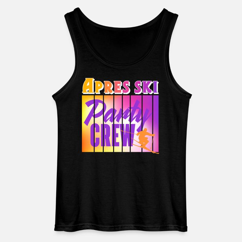 Apres Ski - Gildan Männer Tank Top - Schwarz
