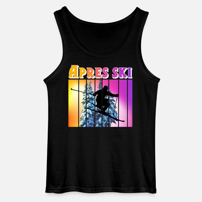 Apres Ski - Gildan Männer Tank Top - Schwarz