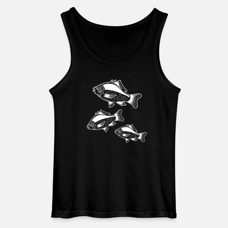 Fische - Gildan Männer Tank Top - Schwarz