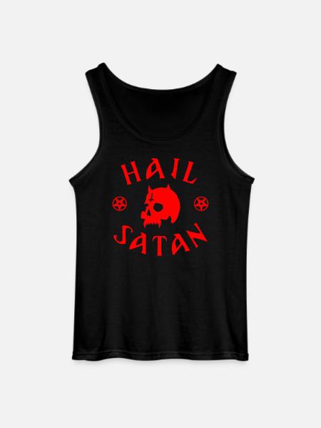Hail Satan - Gildan Men’s Tank Top - black