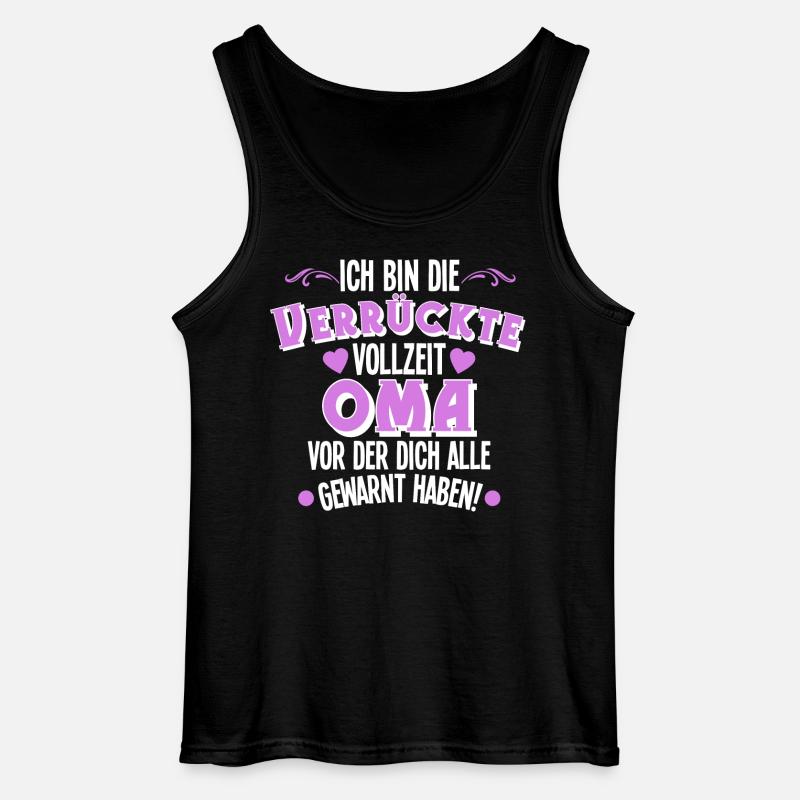 Oma - Gildan Männer Tank Top - Schwarz