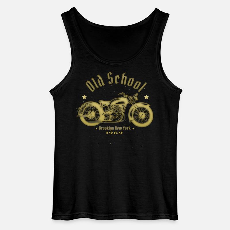 Old School Biker 1969 - Gildan Männer Tank Top - Schwarz