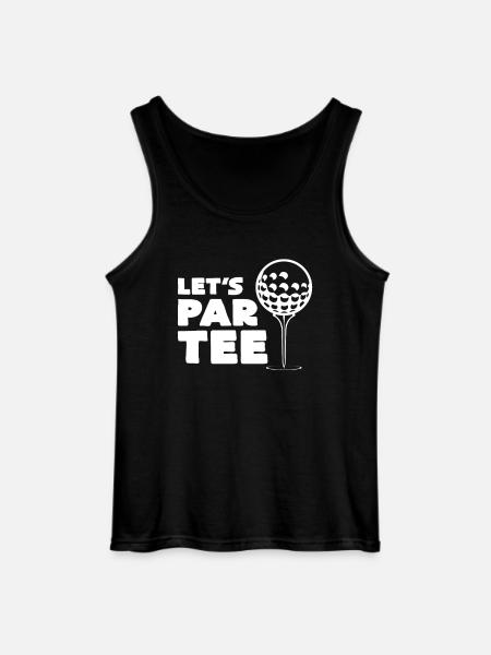 Golf Party Graphic - Gildan Men’s Tank Top - black
