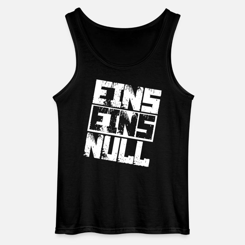 Polizei 110 Notruf - Gildan Männer Tank Top - Schwarz