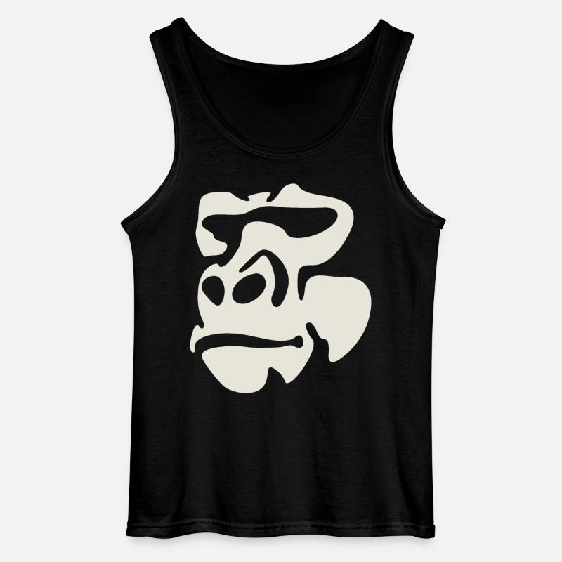 Gorilla - Gildan Männer Tank Top - Schwarz