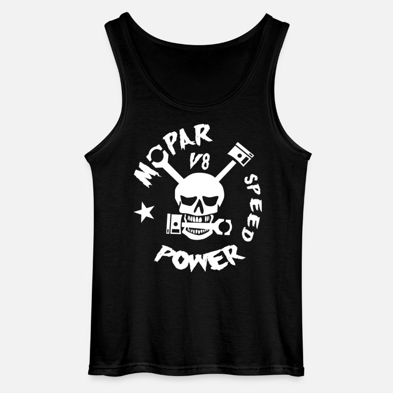 Mopar V8 Power - Gildan Männer Tank Top - Schwarz