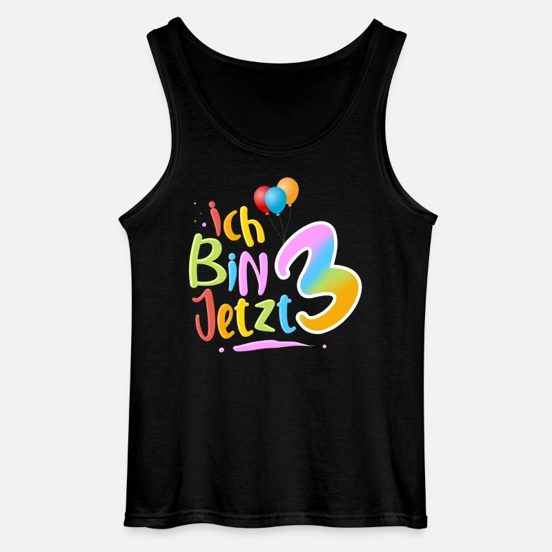 Ich Bin 3 - Gildan Männer Tank Top - Schwarz