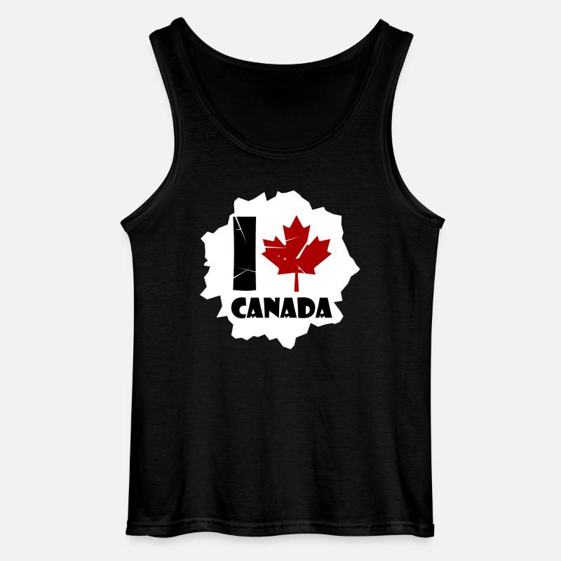 Kanada - Gildan Männer Tank Top - Schwarz
