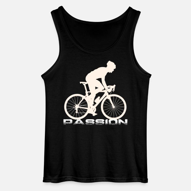 Fahrrad - Gildan Männer Tank Top - Schwarz
