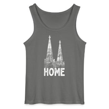 Köln Heimat Home Karneval Liebe Cologne Kölner Dom - Gildan Männer Tank Top - Anthrazit - Vorne - AI Model Male 185 dark (185cm)