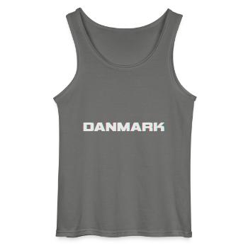 Danemark Danemark - Débardeur Gildan Homme - charbon - Devant - AI Model Male 185 dark (185cm)