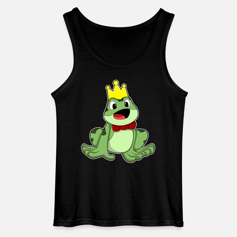 Frosch Krone - Gildan Männer Tank Top - Schwarz