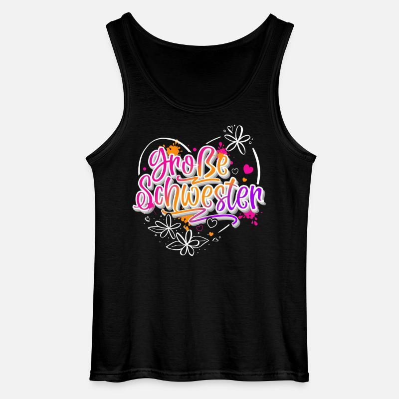 Große Schwester - Gildan Männer Tank Top - Schwarz