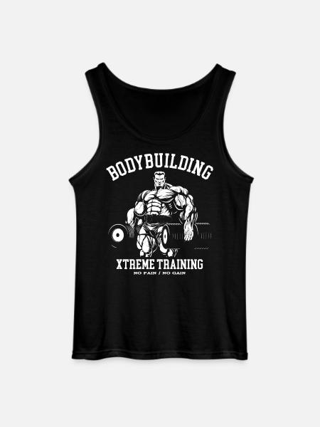 Bodybuilding Fitness-Studio - Gildan Männer Tank Top - Schwarz