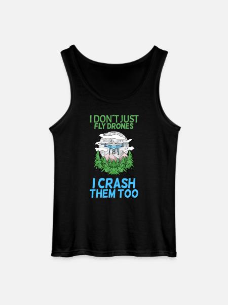 drone - Gildan Men’s Tank Top - black