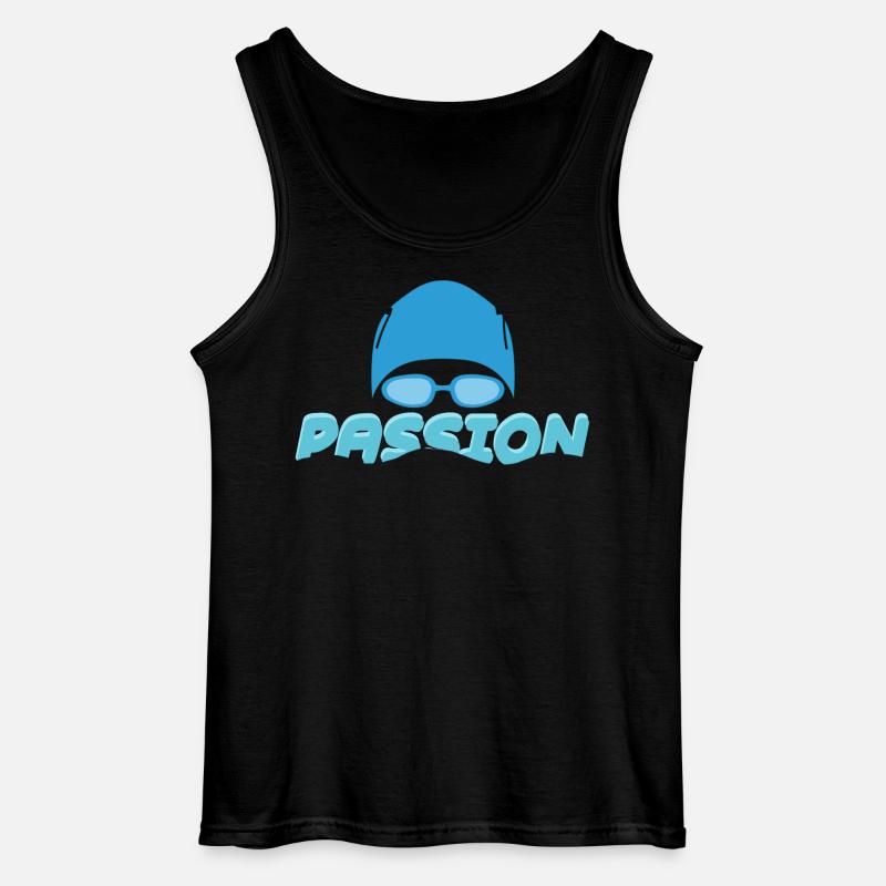 Swim - Gildan Männer Tank Top - Schwarz