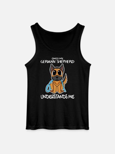Deutscher Schäferhund - Gildan Männer Tank Top - Schwarz