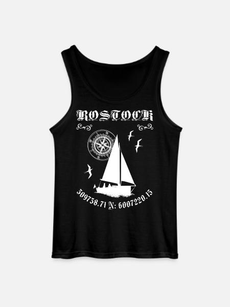 Rostock - Gildan Männer Tank Top - Schwarz