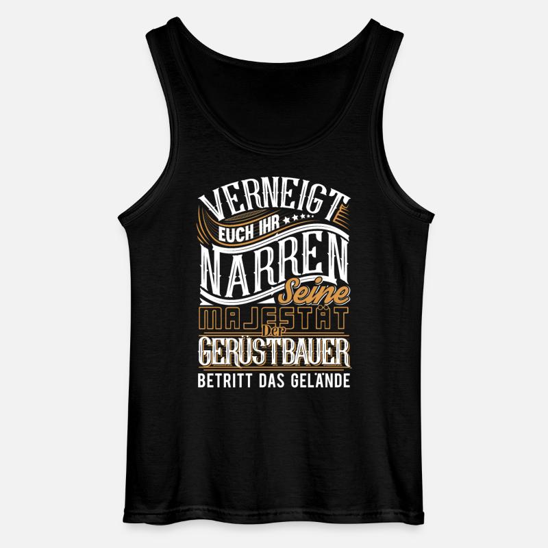 Gerüstbauer - Gildan Männer Tank Top - Schwarz
