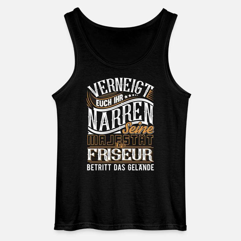Friseur - Gildan Männer Tank Top - Schwarz