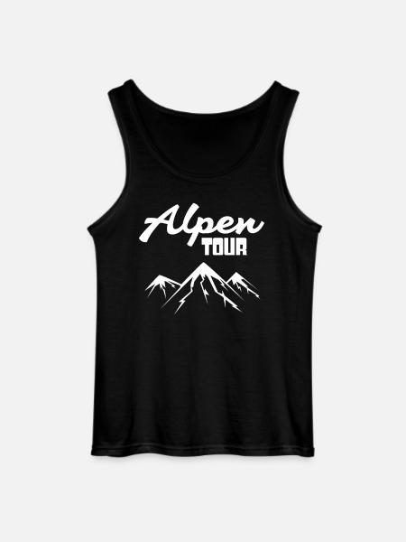 Alps Mountain Mountains - Gildan Men’s Tank Top - black