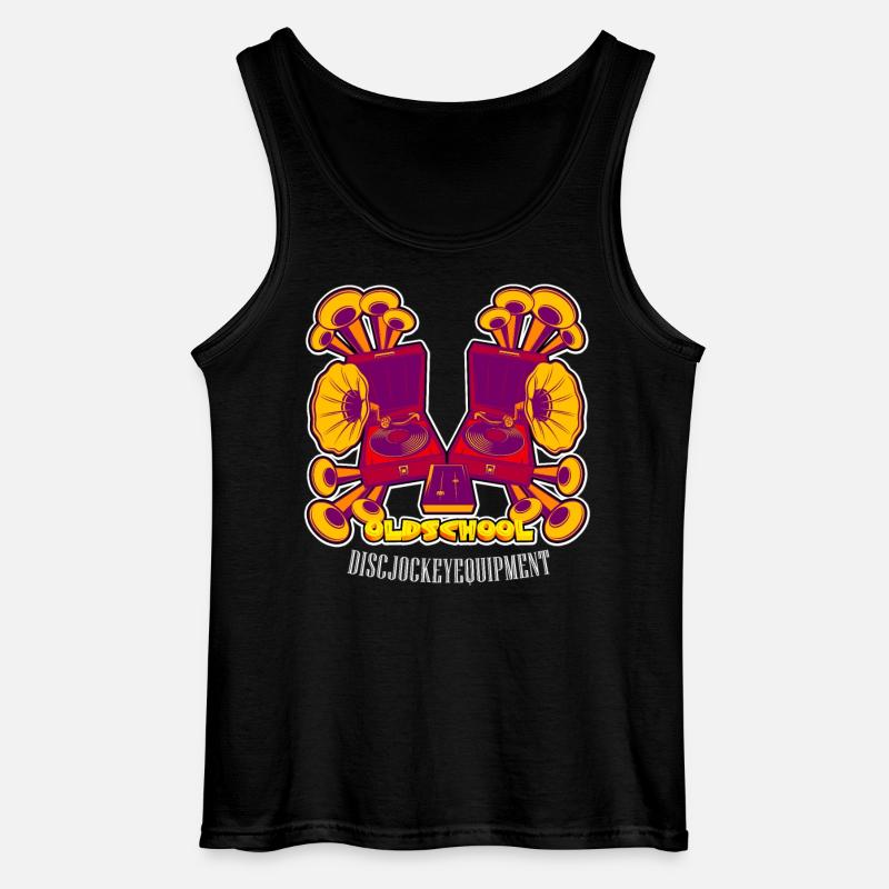 DJ - Gildan Männer Tank Top - Schwarz