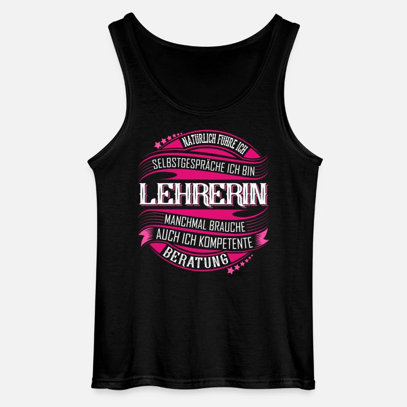 Lehrerin - Gildan Männer Tank Top - Schwarz