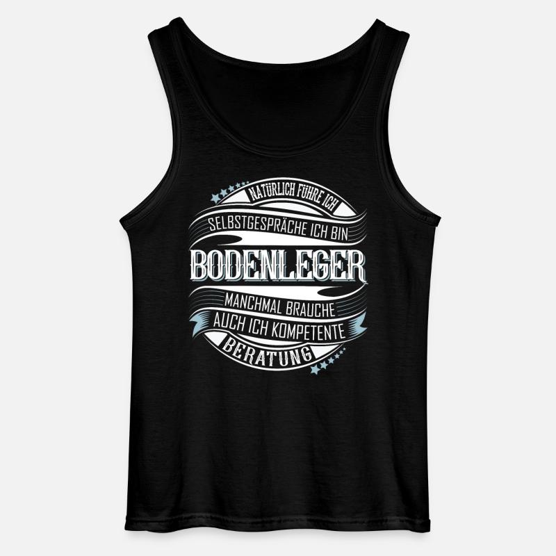 Bodenleger - Gildan Männer Tank Top - Schwarz