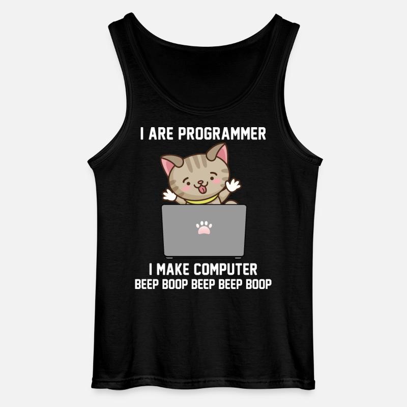 Programmer - Gildan Men’s Tank Top - black