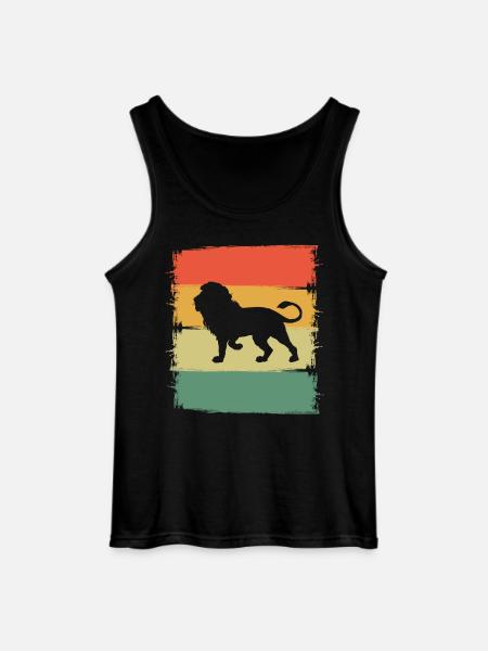 Lion - Débardeur Gildan Homme - noir