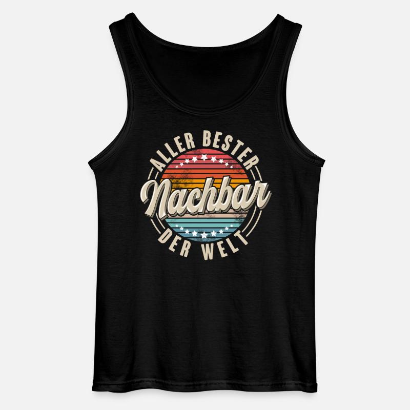 Nachbar - Gildan Männer Tank Top - Schwarz