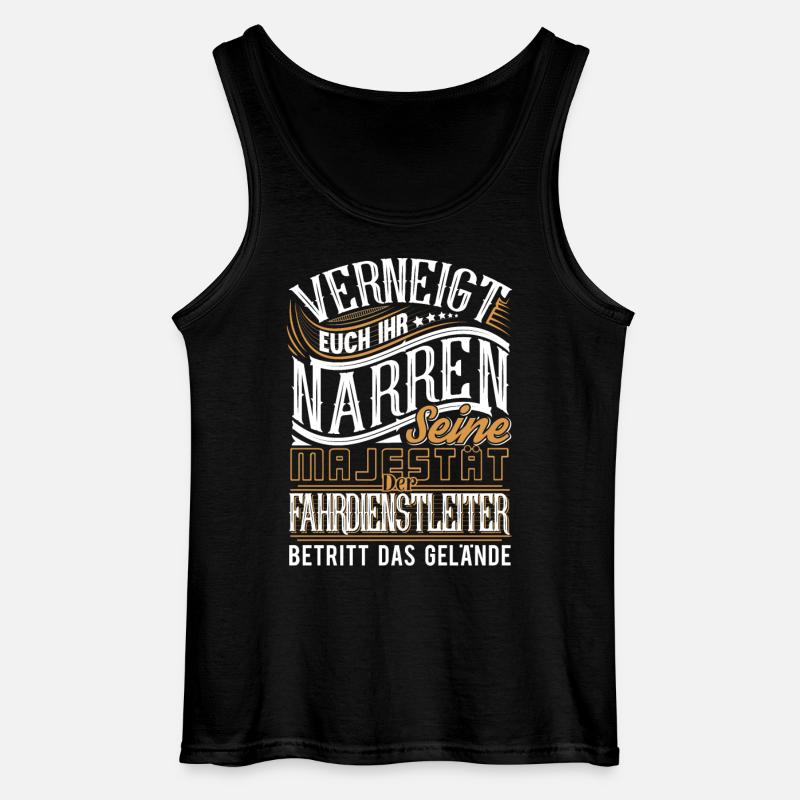 Fahrdienstleiter - Gildan Männer Tank Top - Schwarz